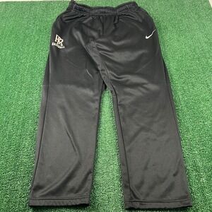 Nike Dri-Fit Baggy Side Swoosh Sweatpants Men's XL Black 867304-010 Modern